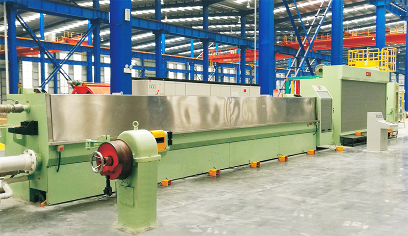 Tandem Copper Rod Breakdown Machine