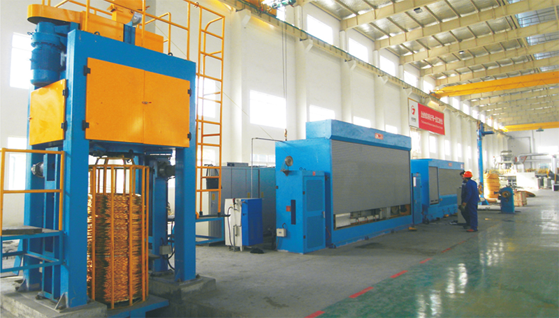 Tandem Brass Wire Rod Breakdown Machine with Annealer